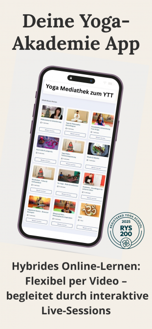 Screenshot der Mobile App mit den Kurs-Modulen