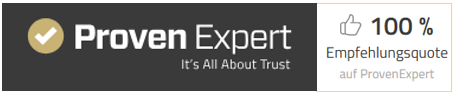 Proven Expert 100 % Empfehlung für OmYounity